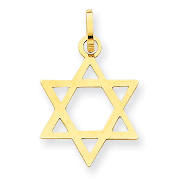 Gold Classics&#40;tm&#41; 14kt. Gold Star of David Pendant - image 