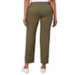 Petite Ruby Rd. Santa Fe Pull On Solid Elastic Waist Pants - image 2