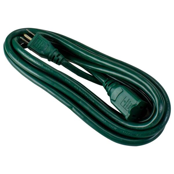 Northlight Seasonal Outdoor 3-Prong Extension Power Cord - image 