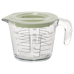 Famous Brand Glass Measure Cup with Lid