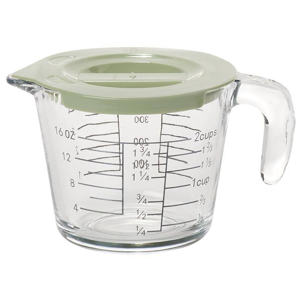 Famous Brand Glass Measure Cup with Lid