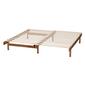 Baxton Studio Bolivia Walnut Brown Wood Expandable Bed Frame - image 2