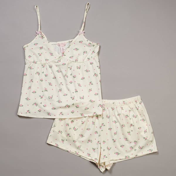 Womens Nanette Lepore Heart Floral Camisole Short Pajama Set - image 