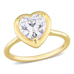 Gemstone Classics(tm) 10kt. Gold 2ctw. Moissanite Heart Ring