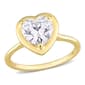 Gemstone Classics(tm) 10kt. Gold 2ctw. Moissanite Heart Ring - image 1