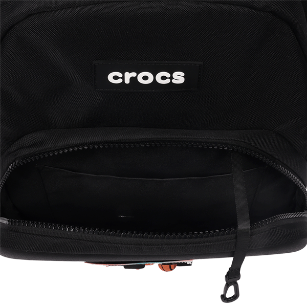 Crocs™ Back to School Black Backpack with Sports Jibbitz™ Charms
