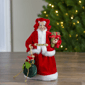 Northlight Mrs Claus with Present & Gift Bag Christmas Figure - image 2