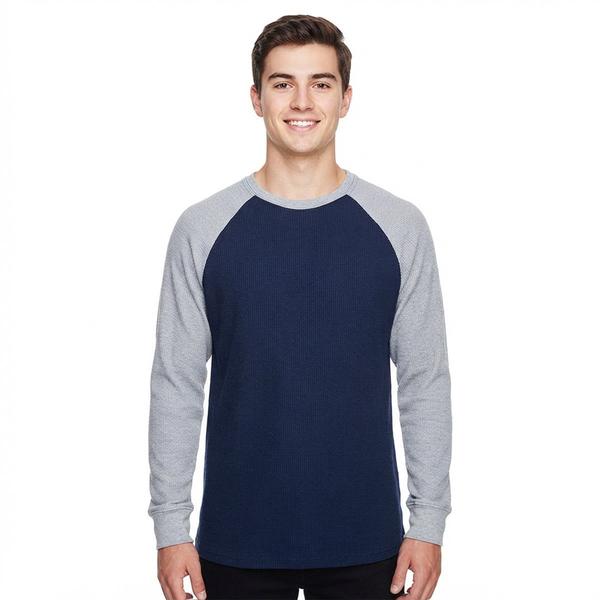 Young Mens Architect(R) Jean Co. Crew Neck Raglan Thermal - image 