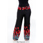Plus Size White Mark Printed Palazzo Pants-Peacock - image 5