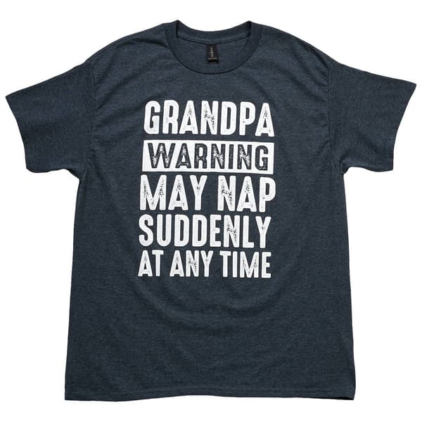 Mens Grandpa May Nap Short Sleeve Tee - image 