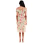 Womens Mary &amp; Mo Puff Sleeve Smock Bodice Floral Midi Dress - image 3