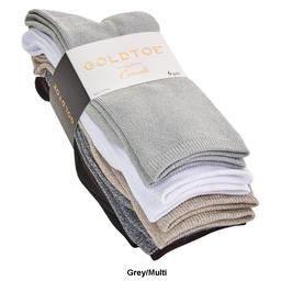 Womens Gold Toe® 6pk. Ultra Soft Crew Socks