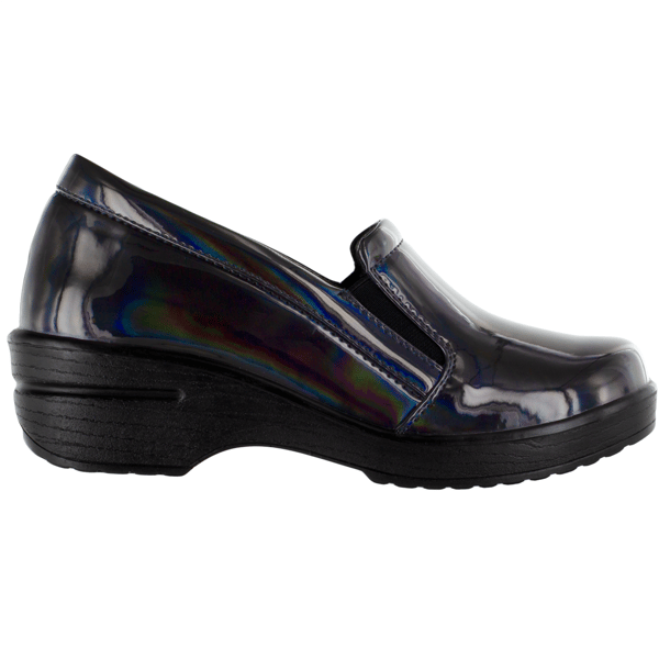 Womens Easy Works by Easy Street Leeza Iridescent Clogs