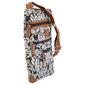 Stone Mountain Quilted Lockport Floral Crossbody - Black/White - image 2