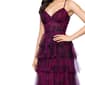 Juniors Blondie Nites Mesh Ruffle A-Line Dress - image 3