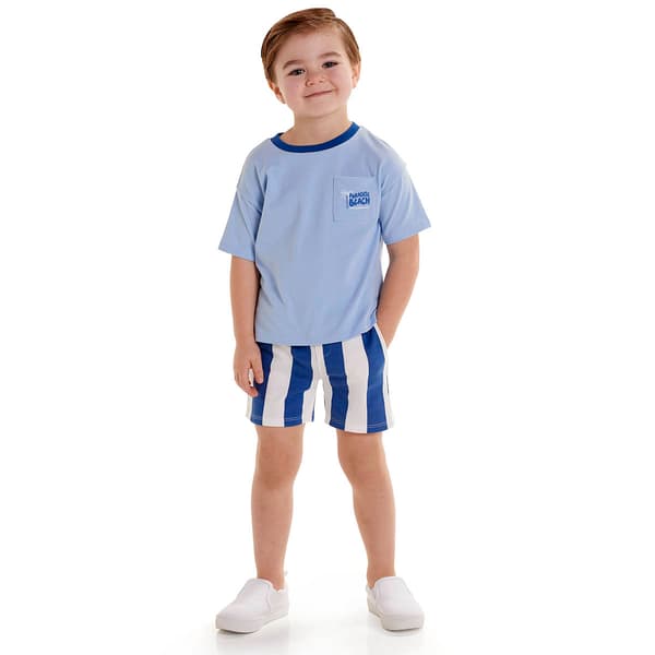 Toddler Boy Little Lad(R) Paradise Beach Short Set
