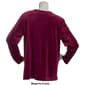 Womens Hasting & Smith Long Sleeve Velour Solid Sweatshirt - image 2