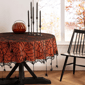 Threadmade Crawling Halloween Spider Lace Lined Tablecloth - image 5