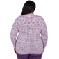 Plus Size Alfred Dunner Vail Space Dye Rib Knit Sweater - image 2