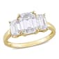 Diamond Classics(tm) 10kt. Yellow Gold 3-Stone Ring - image 1