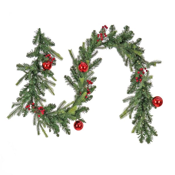 National Tree Feel Real&#40;R&#41; Scotch Creek Fir Garland w/ 50 LED Light
