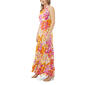 Womens MSK Sleeveless Floral Challis Tier Maxi Dress - image 3