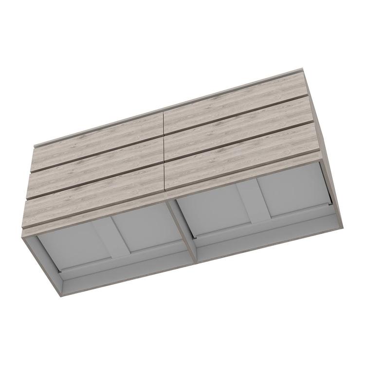 FM FURNITURE Seul 6 Drawer Double Dresser