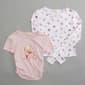 Girls &#40;7-16&#41; No Comment 2pk. Short & Long Sleeve Bear & Bow Tees - image 1
