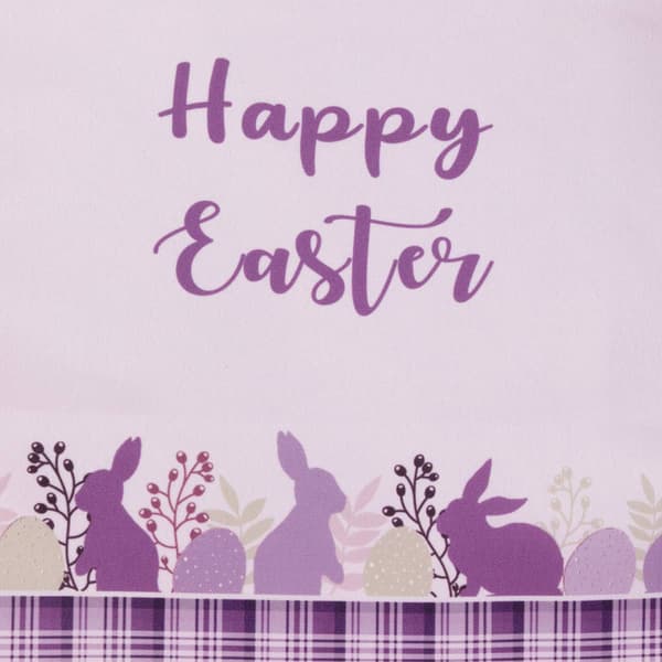 Northlight Seasonal Happy Easter Plaid Table Runner