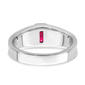 Mens Gentlemen’s Classics™ 14kt. Gold Ruby & 1/10ct. Diamond Ring - image 5