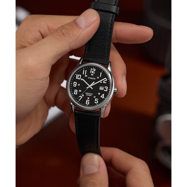 Mens Timex® Easy Reader® Black Dial Watch - TW2Y12800JT