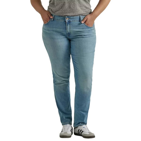 Plus Size Lee(R) Legendary Straight Leg Anchor Jeans - Medium