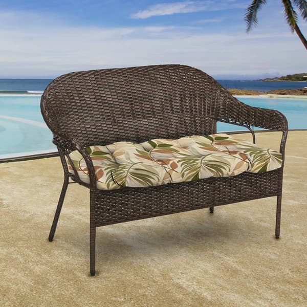 Jordan Manufacturing Oasis Nutmeg Wicker Settee Cushion