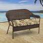 Jordan Manufacturing Oasis Nutmeg Wicker Settee Cushion - image 2