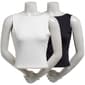 Juniors Pink Rose 2pk. Low Back Contour Knit Tank Tops - image 1