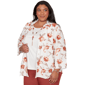 Plus Size Alfred Dunner Spice Market Paisley Floral Collared Two - image 3