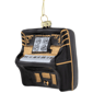 Northlight 3in. Black & Gold Organ Glass Christmas Ornament - image 4