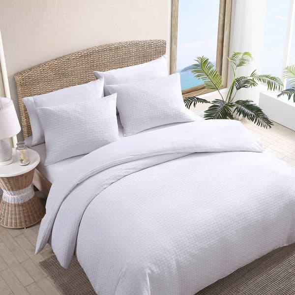 Tommy Bahama Basketweave Cotton Duvet Set