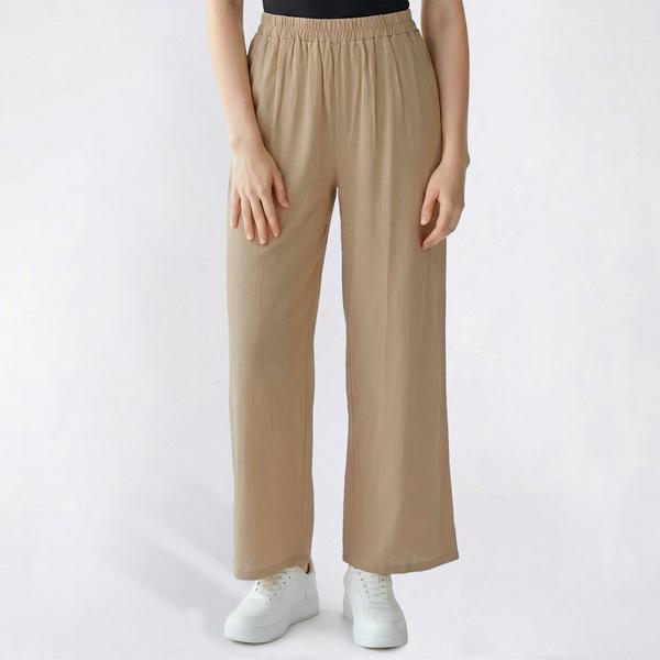 Juniors Hunter & Brown Pull On Wide Leg Pants