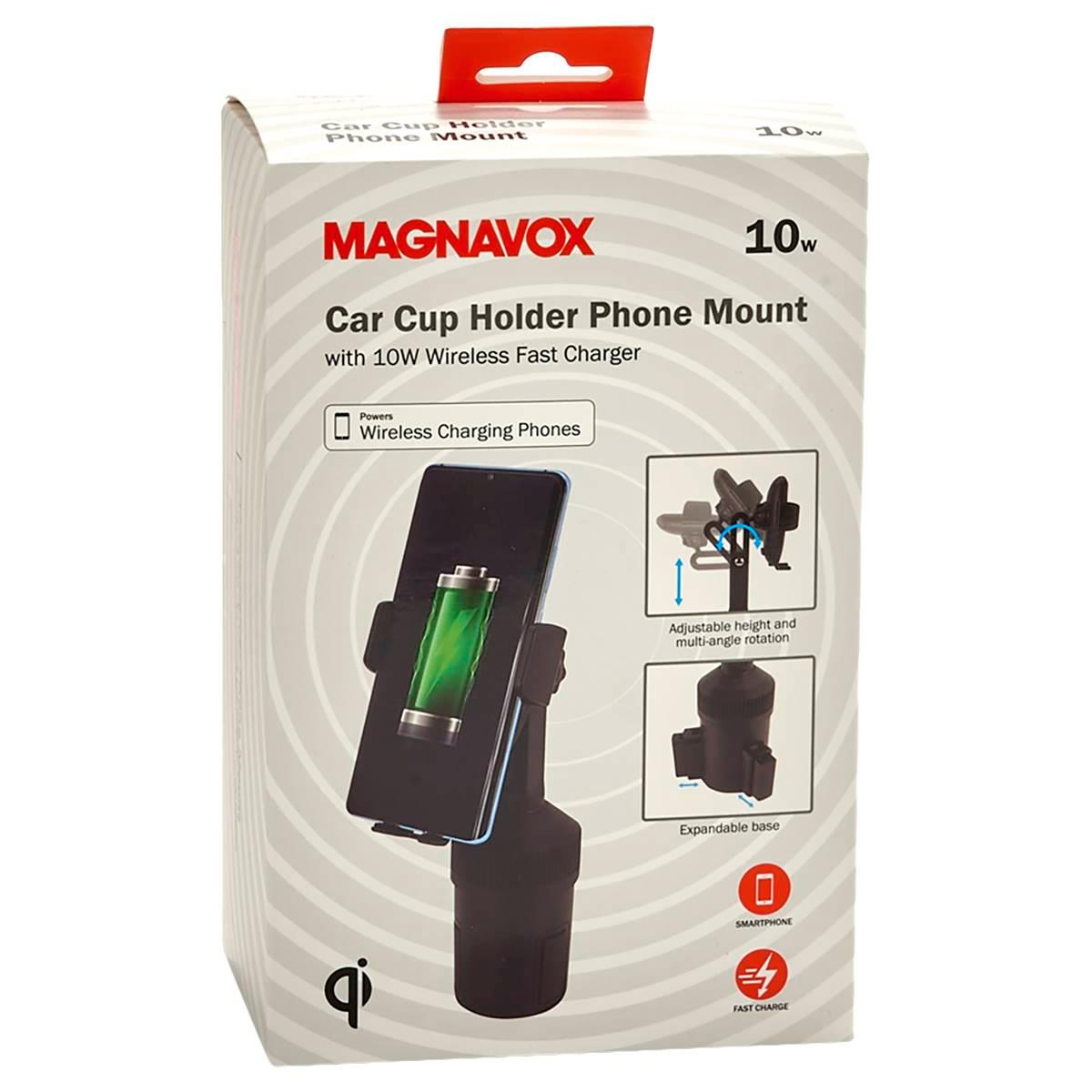 Magnavox Car Cup Holder Phone Mount