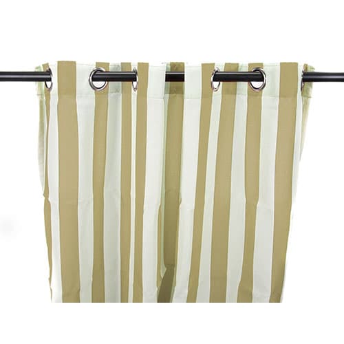 Jordan Manufacturing Outdoor Striped Curtain