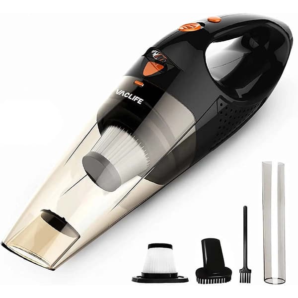 Vaclife Cordless Hand Vac w/ Light - VL189-ORANGE - image 