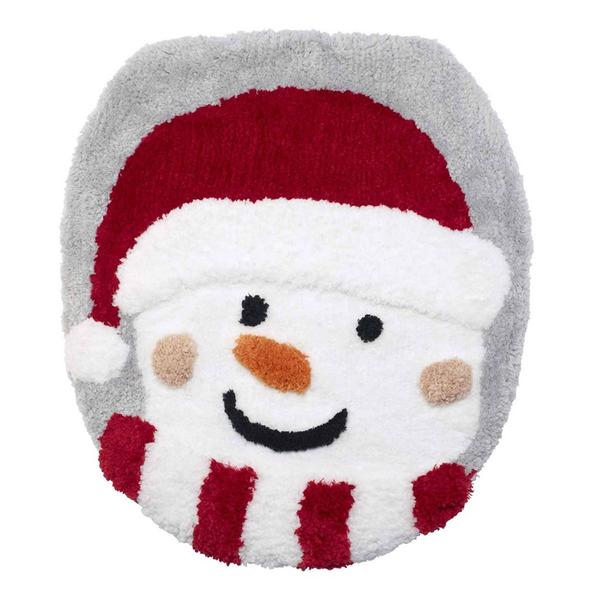 Avanti Snowman Flake 3pc. Bathroom Rug Set