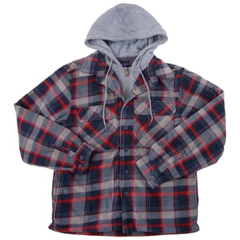 Boscov's flannel sweatshirt sale