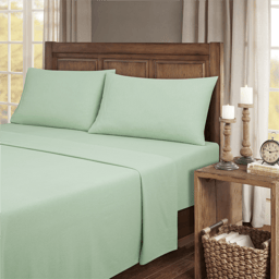 Kathy Ireland 100% Turkish Cotton Solid Flannel Sheet Set