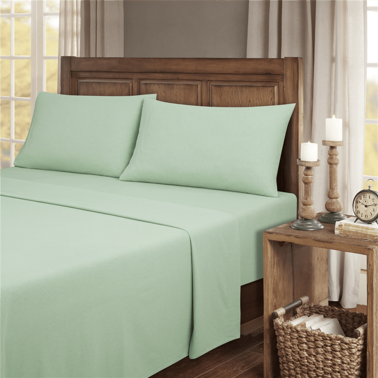 Kathy Ireland 100% Turkish Cotton Solid Flannel Sheet Set