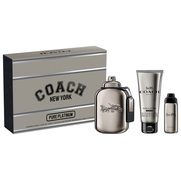 Coach Pure Platinum Parfum 3pc. Gift Set - image 