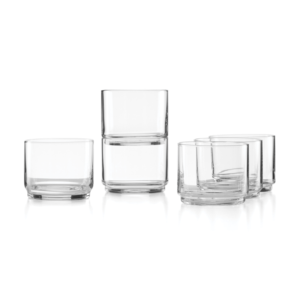 Lenox® Tuscany Classics Stackable Clear Short Glasses - Set of 6