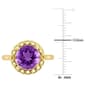 Sophia B 2 1/4ctw. African Amethyst Gemstone Ring - image 4