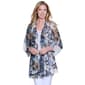 Plus Size Ali Miles 3/4 Dolman Sleeve Graffiti Print Hi Low Top - image 1